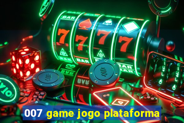 007 game jogo plataforma